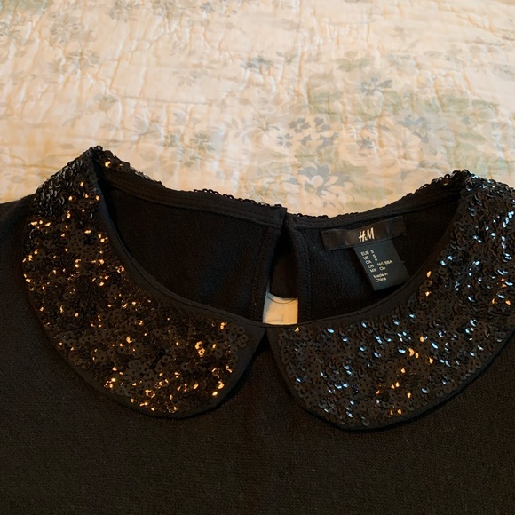 H&M sequin collar sweater - Picture 2 of 3